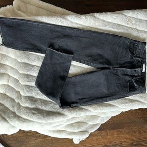 Moussy brand black button fly denim size 26